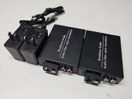 2CH Audio over Fiber optic Converter,Broadcast RCA Extender to Fiber Singlmode up to 20Km(12.4mi), A set (image for) 2CH Audio over Fiber optic Converter,Broadcast RCA Extender to Fiber Singlmode up to 20Km(12.4mi), A set